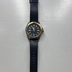Joseph Abboud Gold and Blue Watch Water Resistant Japan Movement